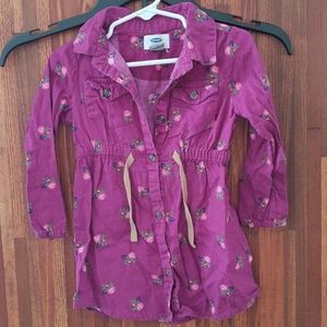 Old Navy Girls Button Down Dress